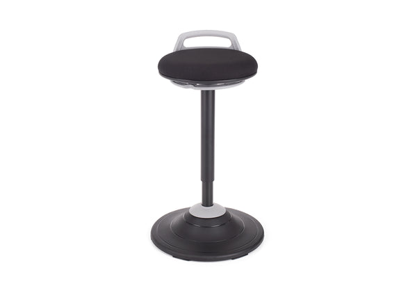 Gibljiv stol balance v blagu črne barve