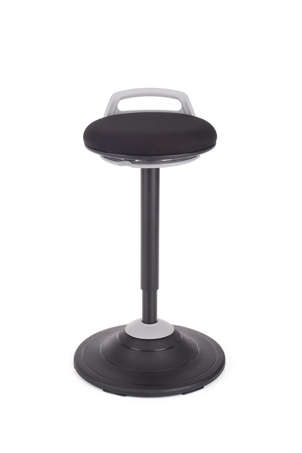 Gibljiv ergonomski stol balance v blagu črne barve