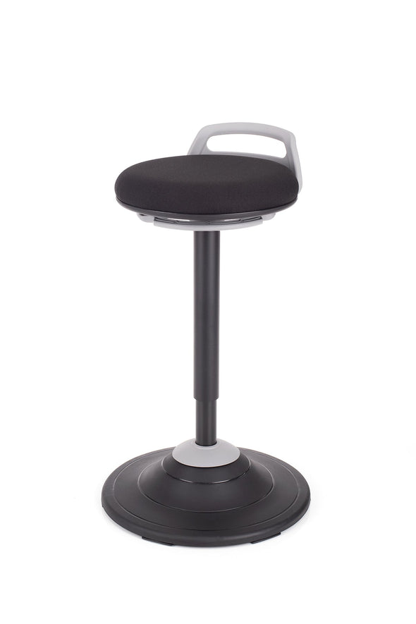 Gibljiv kvaliteten stol balance v blagu črne barve