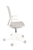 Delovni stol cynara v beli barvi