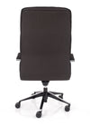 Klasičen in kvaliteten stol ergoflex črne barve z ergonomsko oblikovanim naslonom za udobno sedenje