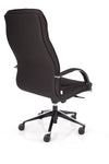 Delovni klasični stol ergoflex črne barve ergonomskega dizajna z stabilnim kovinskim podnožjem katero zagotavlja trajnost