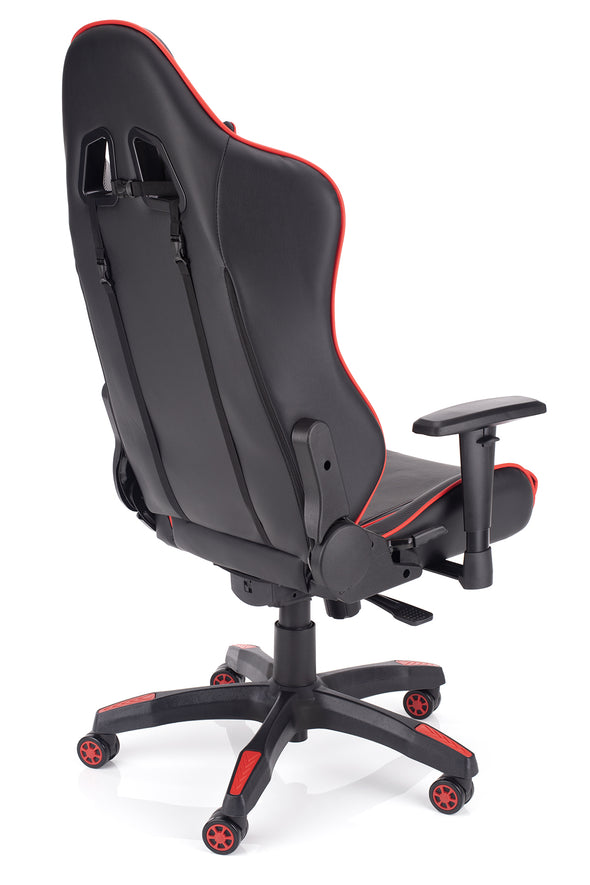 Outlet Gaming stol Raptor - črno/rdeč