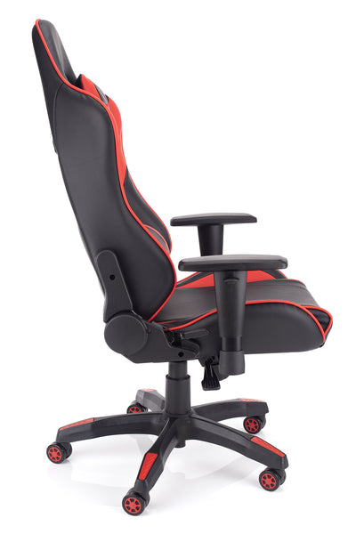 Outlet Gaming stol Raptor - črno/rdeč