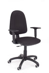 Delovni udobni pisarniški stol beta v kvalitetnem blagu črne barve z mnogimi nastavitvami