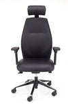 Funkcionalen pisarniški stol vision črne barve